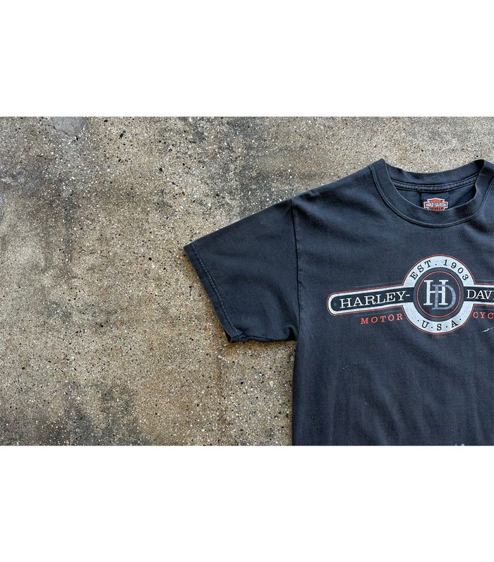 00's Vintage Harley Davidson - World Shop T-Shirt