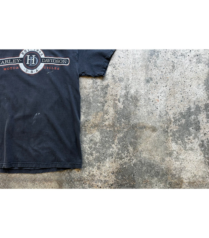 00's Vintage Harley Davidson - World Shop T-Shirt