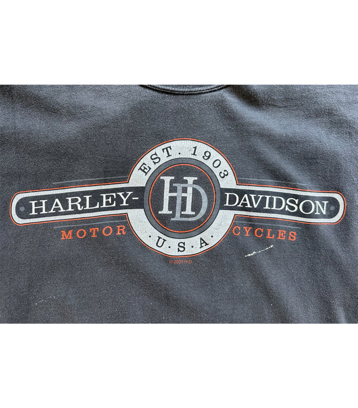 00's Vintage Harley Davidson - World Shop T-Shirt