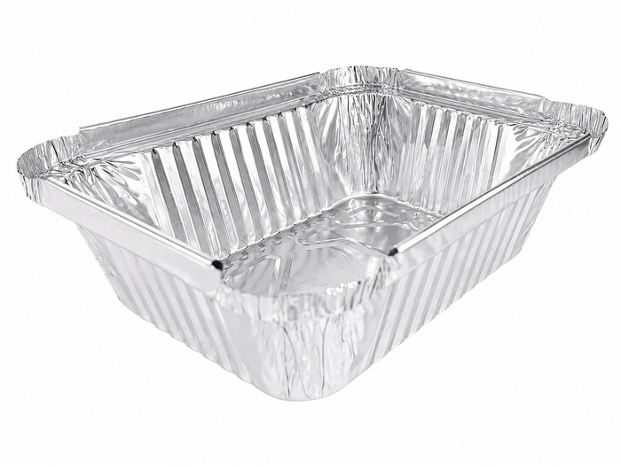 1 lb Rectangular Foil Take-Out Containers