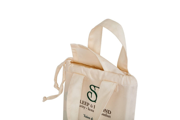 Sleep & Beyond 100% Organic Cotton Sateen Pillowcase Pair