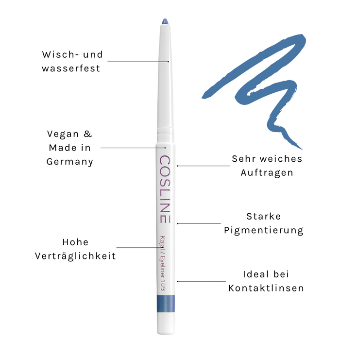COSLINE | Kajal / Eyeliner Jeansblue 109 Vorteile
