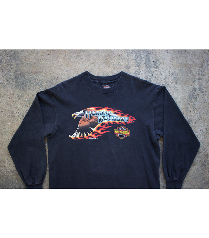 1989 Vintage Harley Davidson - Venice, CA L/S T-Shirt