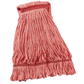24 oz Red Narrow Band Cotton Mop Head
