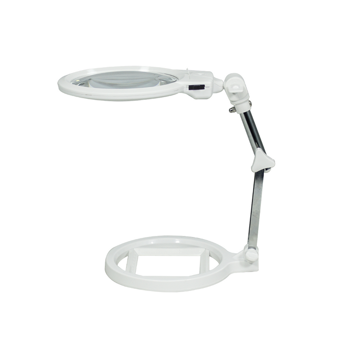 3 Diopter (1.75X) LED Desktop Magnifying Lamp with 10D Spot – Foldable