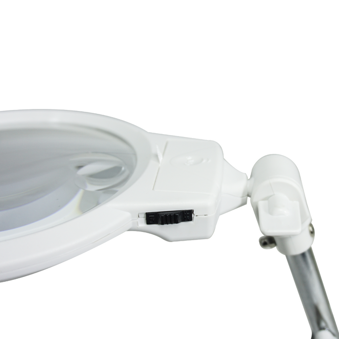 3 Diopter (1.75X) LED Desktop Magnifying Lamp with 10D Spot – Foldable