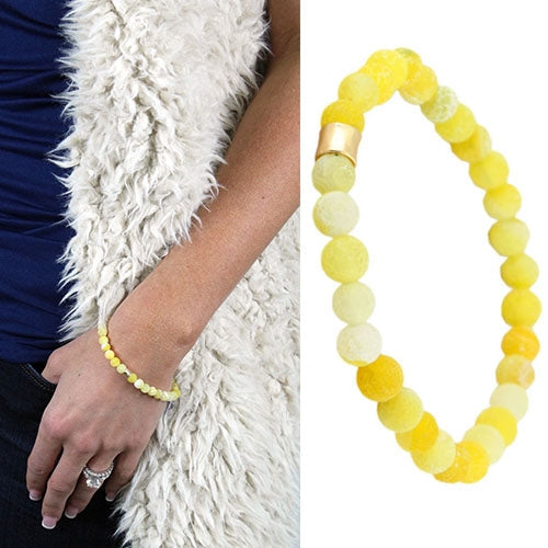 74494 - Natural Stone Beaded Bracelets