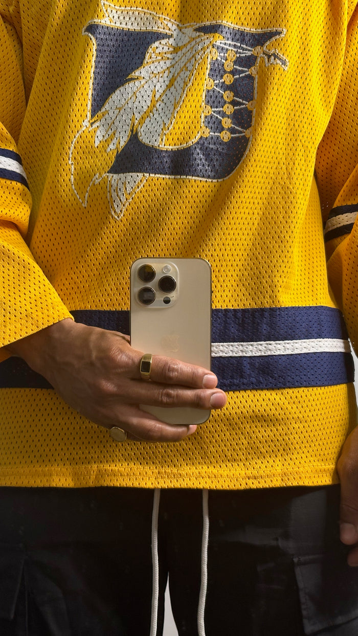 90's Vintage U Feathers Hockey Jersey