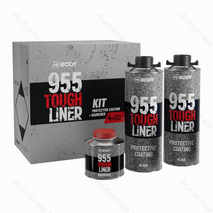 955 Tough Liner Black Bedliner Kit 3.2L