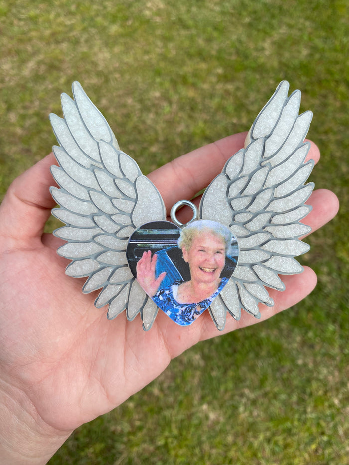 Heart Angel Wings Freshie *PLEASE SPECIFY IF YOU WANT A PICTURE*