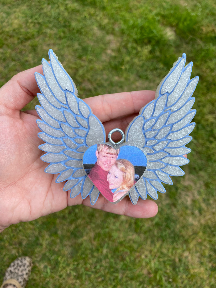 Heart Angel Wings Freshie *PLEASE SPECIFY IF YOU WANT A PICTURE*