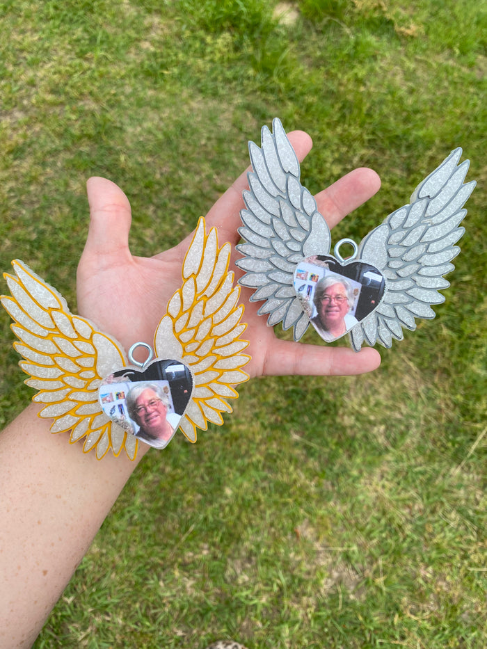 Heart Angel Wings Freshie *PLEASE SPECIFY IF YOU WANT A PICTURE*