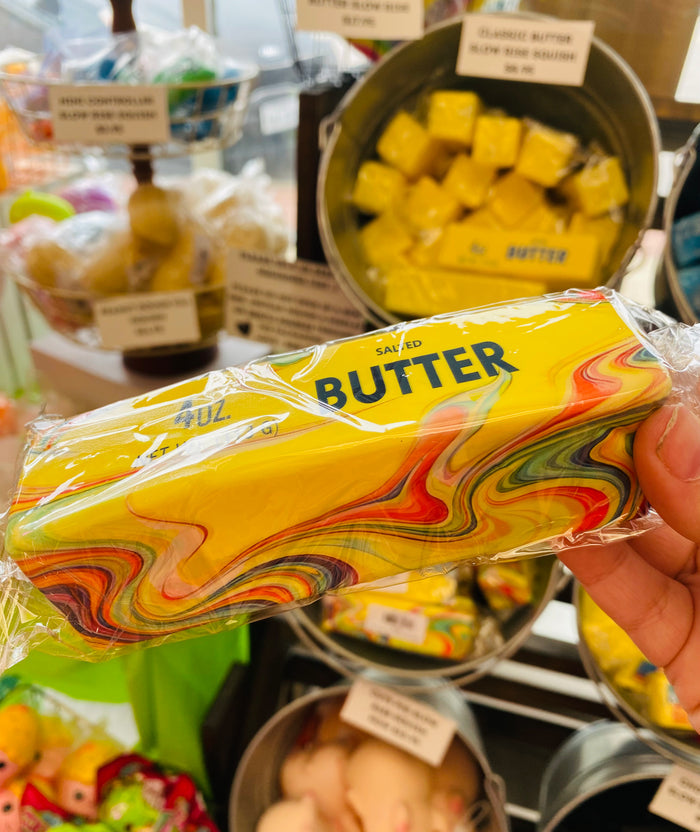 Oil Slick Art Swirl Butter Slow Rise Squish Toy