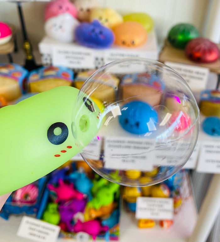 Blowing Bubble Mystery Color Dumpling Squish Toy
