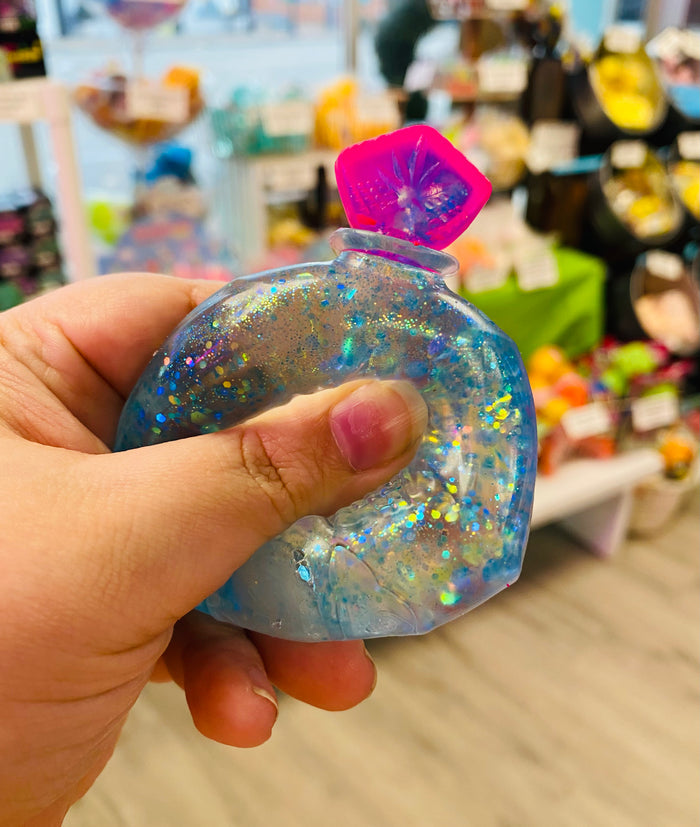 Blue Perfume Bottle Sugar Squish Toy