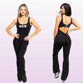 ACBikinis Flare Black Bodysuit