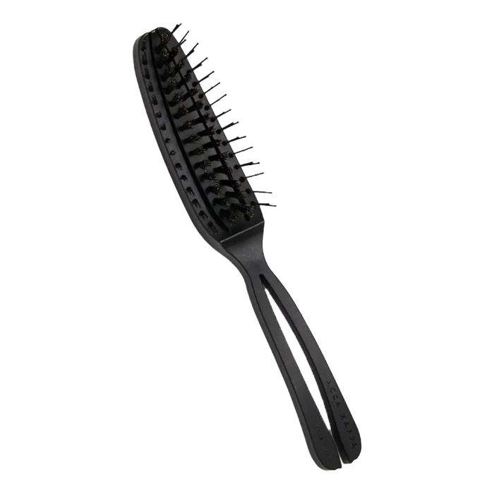 Acca Kappa Airy No. 3- 100 % Boar Bristles Bi-Level Soft Nylon Pins