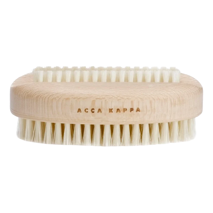 Acca Kappa Nail Brush Beech Wood Natural Bristles Double Tufting
