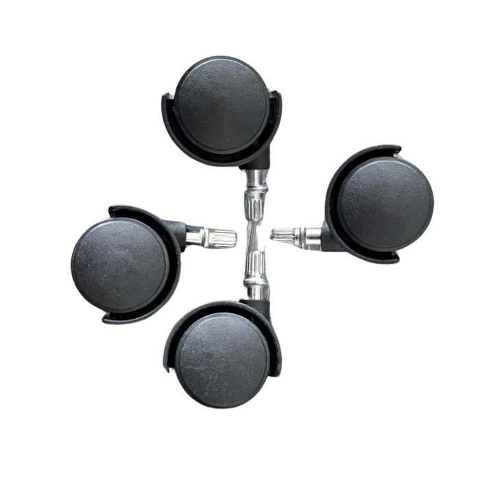 Additional Castor Wheels for the Senelux Glass Panel Heater with Wi-Fi Controls