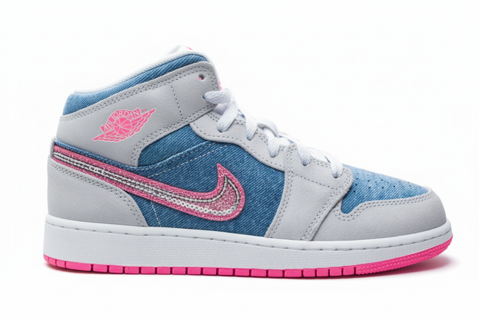 Air Jordan 1 Mid "Pink glow"