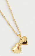 Anabel Aram Heart Small Locket Necklace Gold