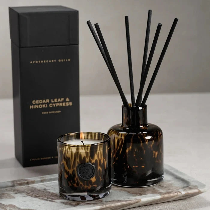 Apothecary Guild 4oz Reed Diffuser - Cedar Leaf & Hinoki Cypress