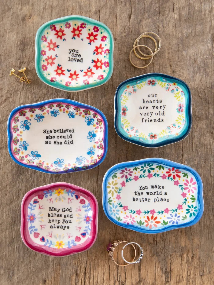 Artisan Trinket Dish - Old Friends-view 3