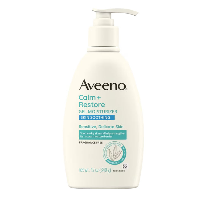 Aveeno Calm + Restore Gel Body Moisturizer, 12 oz - 12 Pack