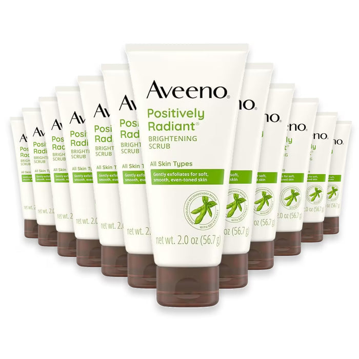 Aveeno Positively Radiant Daily Brightening Face Scrub - 2 oz - 24 Pack