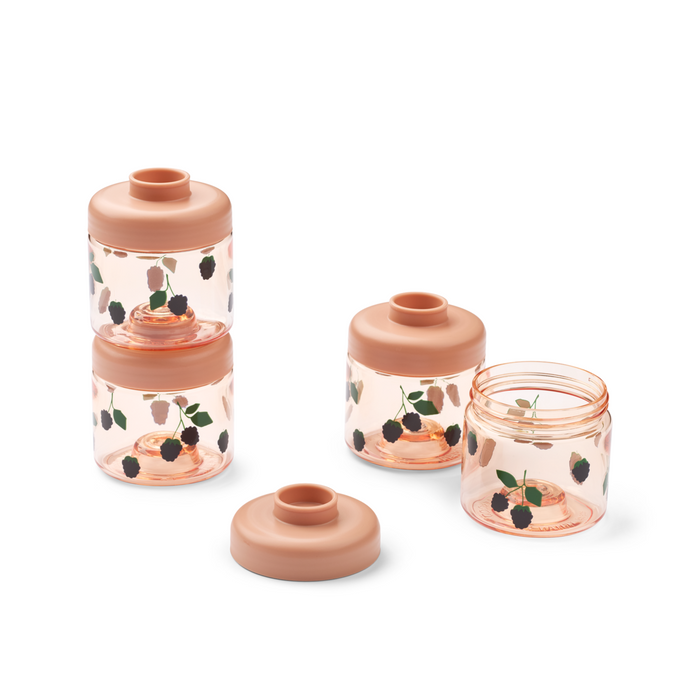 Liewood - Baby Food Boxes - Dominique - Tritan - Berry/Pale Tuscany