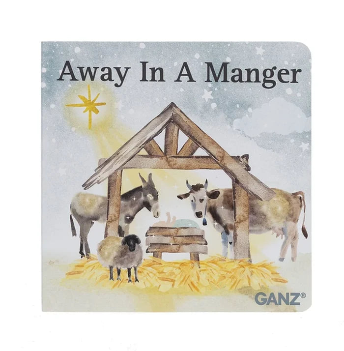 Baby Ganz Away in a Manger Christmas Board Book
