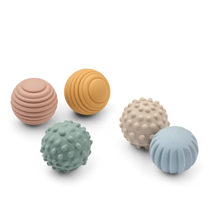 Liewood - Baby Sensory Balls - Dorian - Beach Blue/Multi Mix