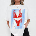 Bathing Suit Summer Beach Pool Graphic Tee