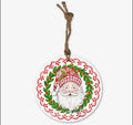 Baxter & Me Quilted Santa Ornament