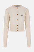 Bea cropped cardigan in cotton