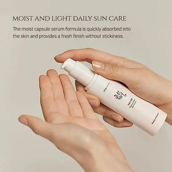 BEAUTY OF JOSEON Ginseng Moist Sun Serum 50 ML - DOKAN