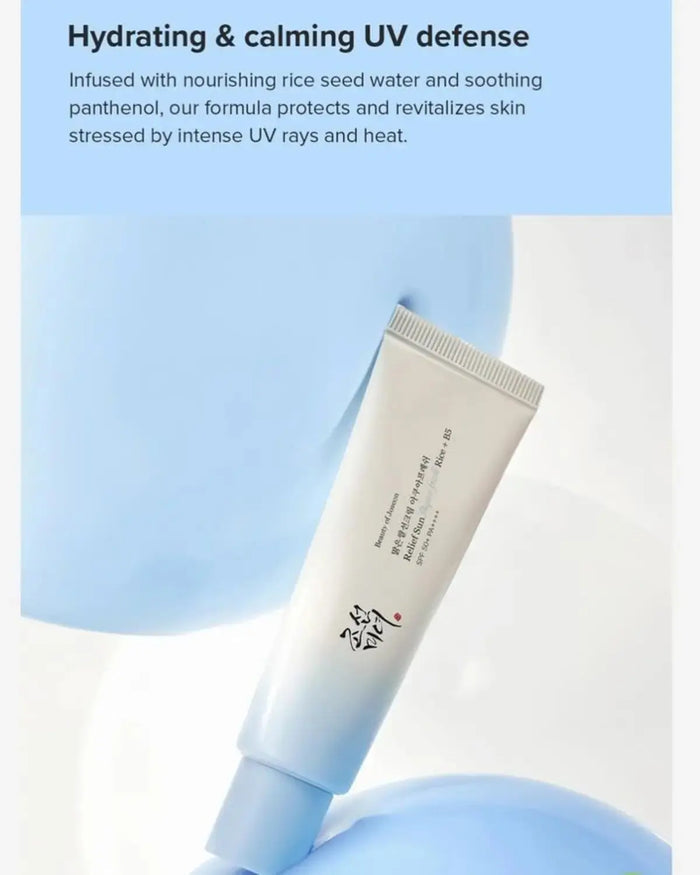 BEAUTY OF JOSEON Relief Sun Aqua Fresh Rice + B5 SPF50+ PA++++ 50 ML - DOKAN