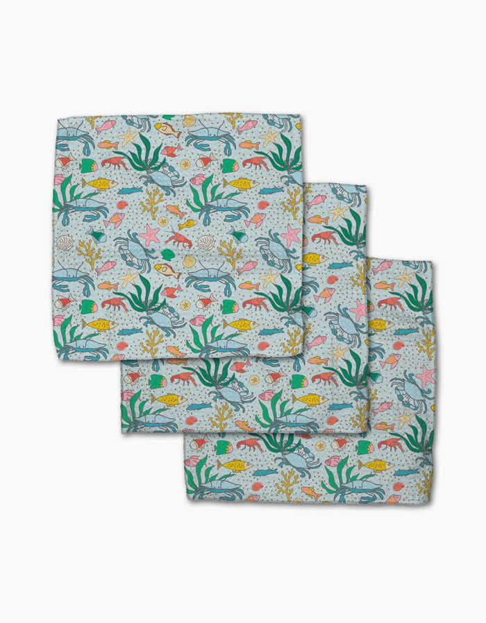 Beneath the Waves Dishcloth Set - Olita Gifts & Goods