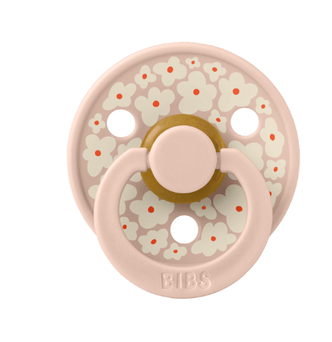 BIBS Pacifier Studio Colour 2 Pack Jasmine Latex Size 2 Blush Mix