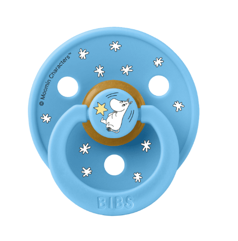 BIBS x Moomin Pacifier Colour 2 PACK Good Night Latex Size 2 Breeze Mix