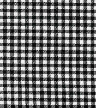 Black Gingham Tablecloth 48x48