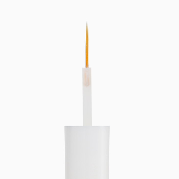 Blank Canvas white nail art liner fine detail brush, close-up