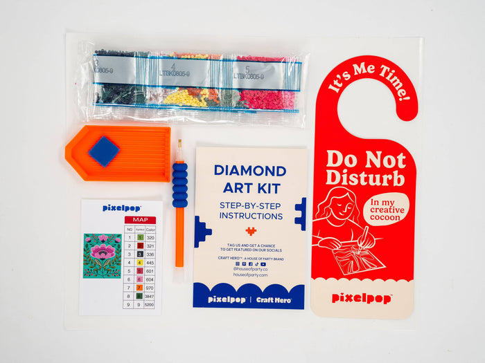 Bloom Wildflower PixelPop™ Diamond Art — Reset Edition