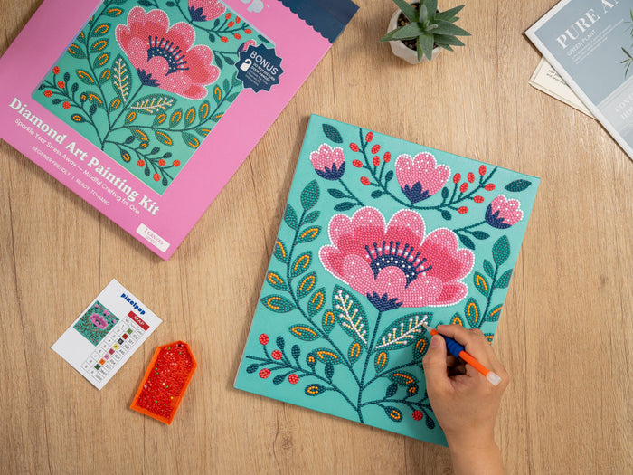 Bloom Wildflower PixelPop™ Diamond Art — Reset Edition