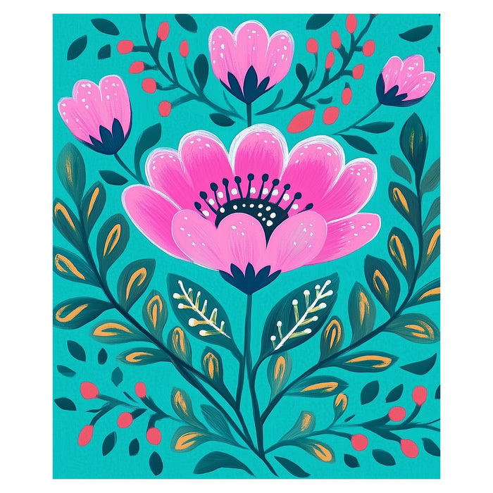 Bloom Wildflower PixelPop™ Diamond Art — Reset Edition