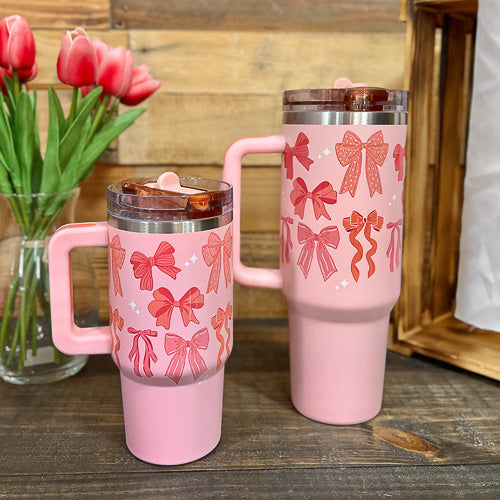 Blushing Bows Tumbler