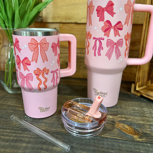 Blushing Bows Tumbler