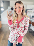 Blushing Meadows Henley Top