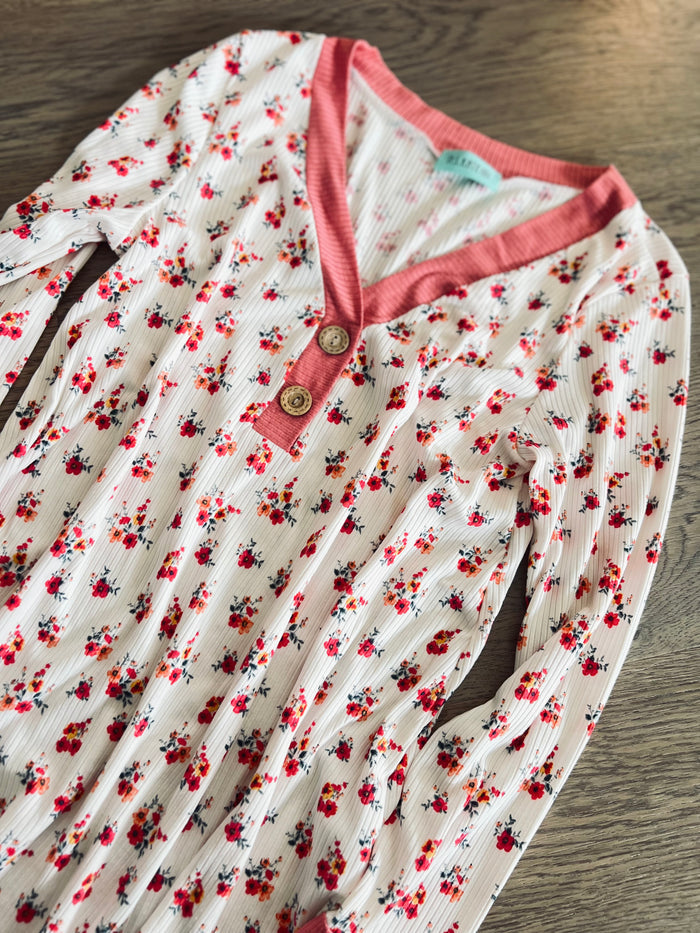 Blushing Meadows Henley Top