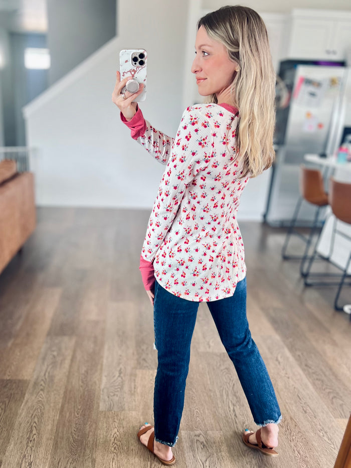 Blushing Meadows Henley Top